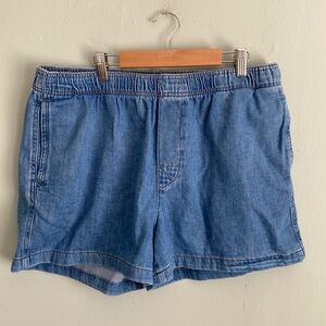 Zara women’s NWT Jean 2025 Relaxed Jogger Shorts size large